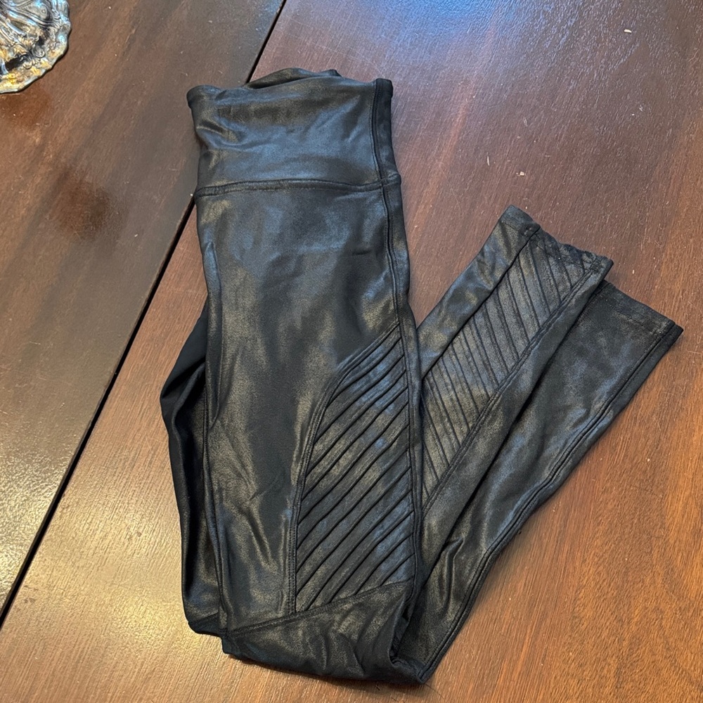 SPANX Moto Black Leggings